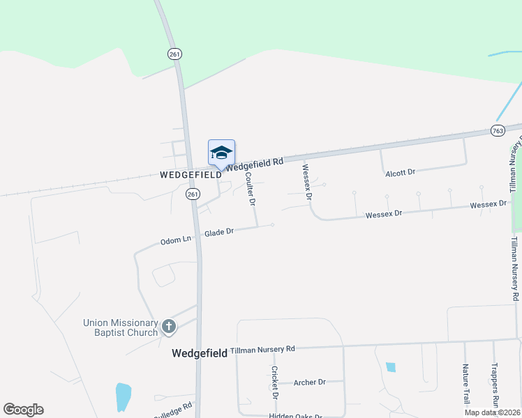 map of restaurants, bars, coffee shops, grocery stores, and more near 13 Coulter Drive in Wedgewood