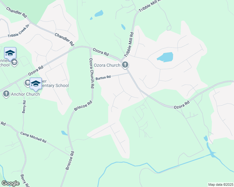 map of restaurants, bars, coffee shops, grocery stores, and more near 2972 Burton Ridge Court in Loganville