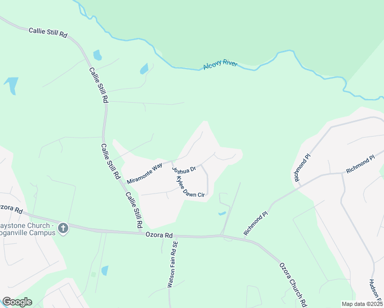 map of restaurants, bars, coffee shops, grocery stores, and more near 1837 Miramonte Way in Lawrenceville