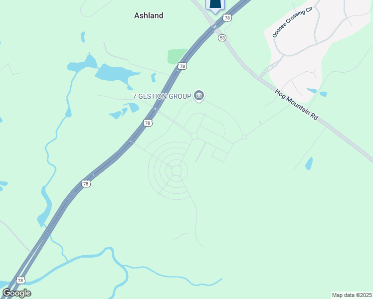 map of restaurants, bars, coffee shops, grocery stores, and more near 1067 Westland Court in Statham
