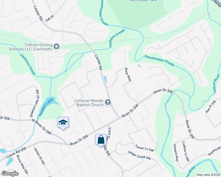 map of restaurants, bars, coffee shops, grocery stores, and more near 3730 Willow Mill Drive in Lawrenceville