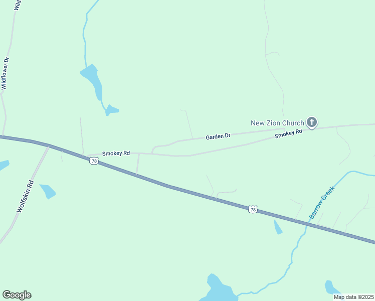 map of restaurants, bars, coffee shops, grocery stores, and more near 856 Smokey Road in Crawford