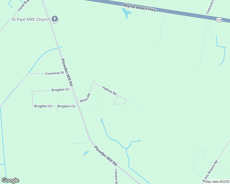 map of restaurants, bars, coffee shops, grocery stores, and more near 2865 Pelfrey Road in Sumter