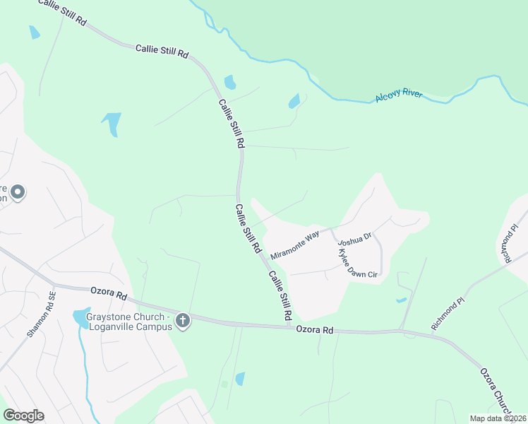 map of restaurants, bars, coffee shops, grocery stores, and more near 3420 Callie Still Road in Lawrenceville