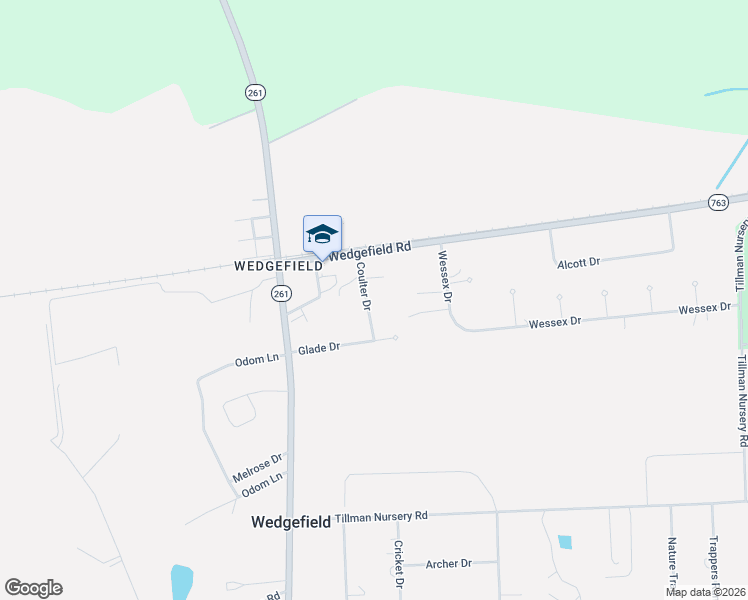 map of restaurants, bars, coffee shops, grocery stores, and more near 13 Coulter Drive in Wedgewood