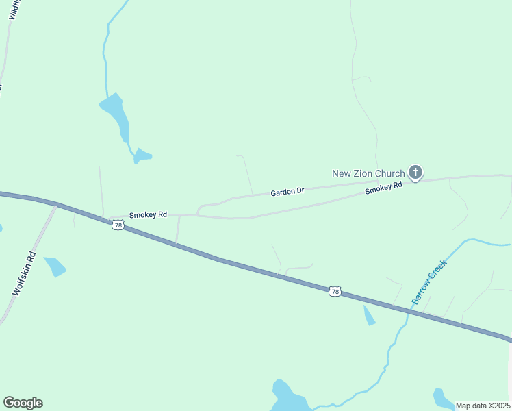 map of restaurants, bars, coffee shops, grocery stores, and more near 856 Smokey Road in Crawford