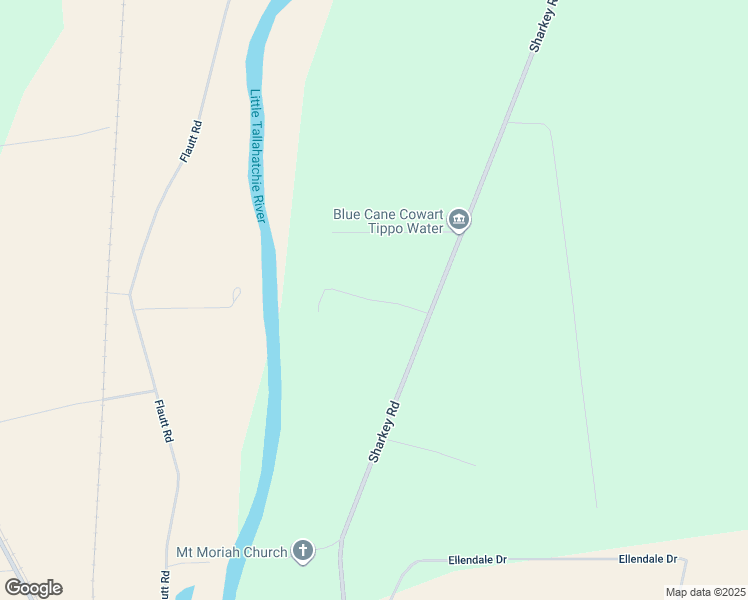 map of restaurants, bars, coffee shops, grocery stores, and more near Bounds Drive in Tallahatchie County