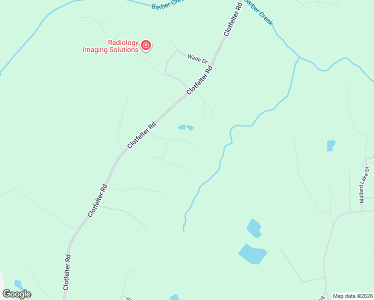 map of restaurants, bars, coffee shops, grocery stores, and more near 2025 Highpoint Lane in Bogart