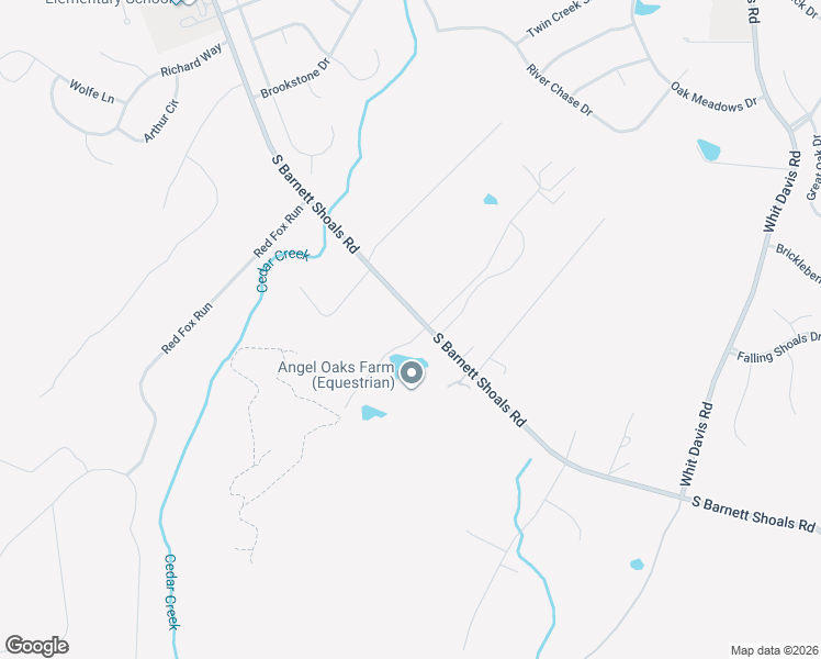 map of restaurants, bars, coffee shops, grocery stores, and more near 3780 South Barnett Shoals Road in Athens