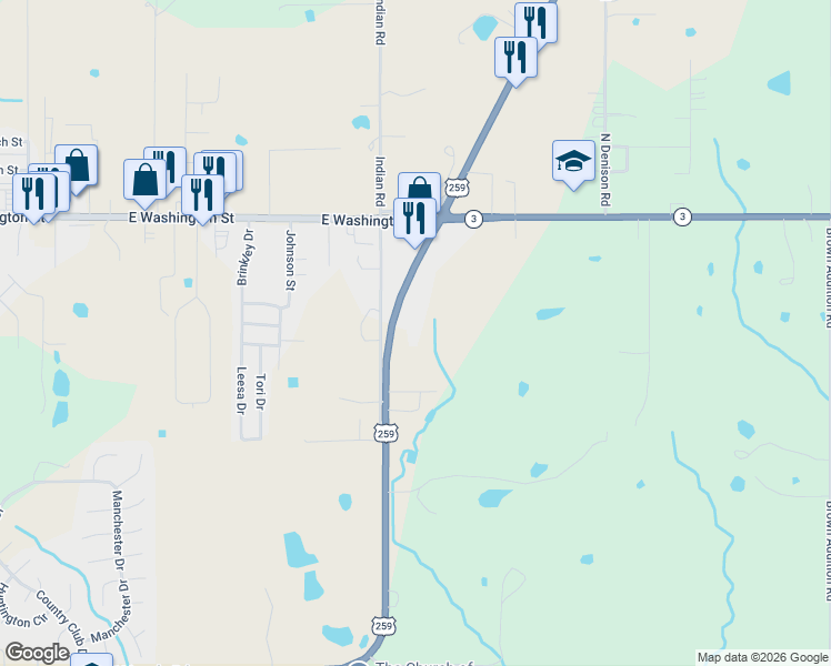 map of restaurants, bars, coffee shops, grocery stores, and more near in Idabel