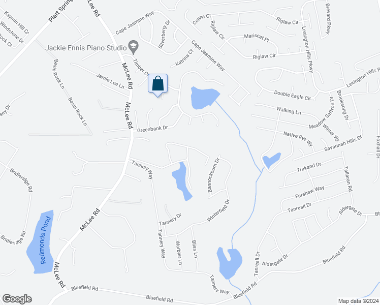 map of restaurants, bars, coffee shops, grocery stores, and more near 517 Palmetto Creek Court in Lexington