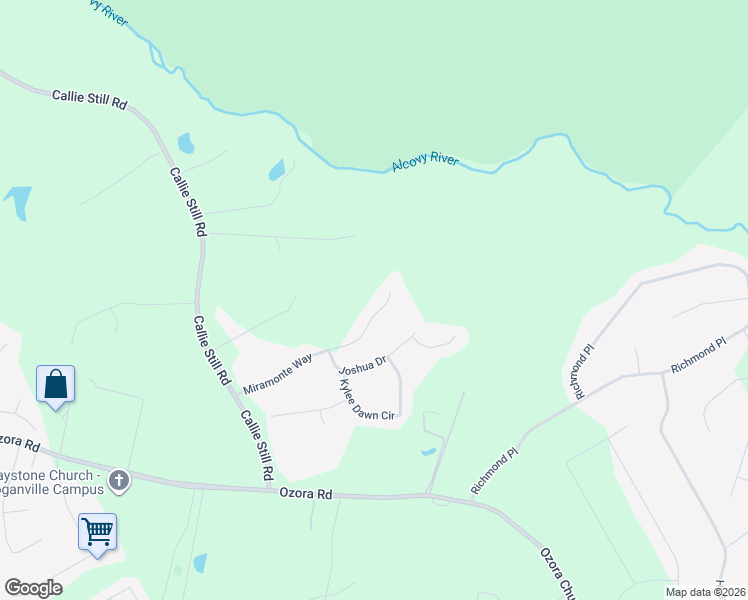 map of restaurants, bars, coffee shops, grocery stores, and more near 1864 Miramonte Way in Lawrenceville