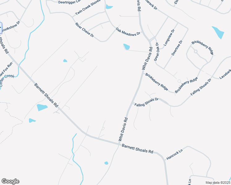 map of restaurants, bars, coffee shops, grocery stores, and more near 1998 Whit Davis Rd in Athens