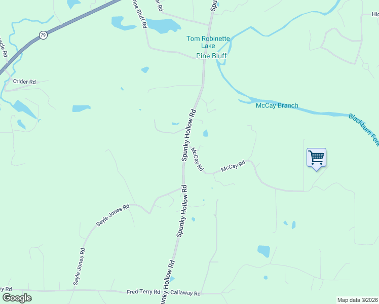 map of restaurants, bars, coffee shops, grocery stores, and more near 51 McCay Road in Locust Fork