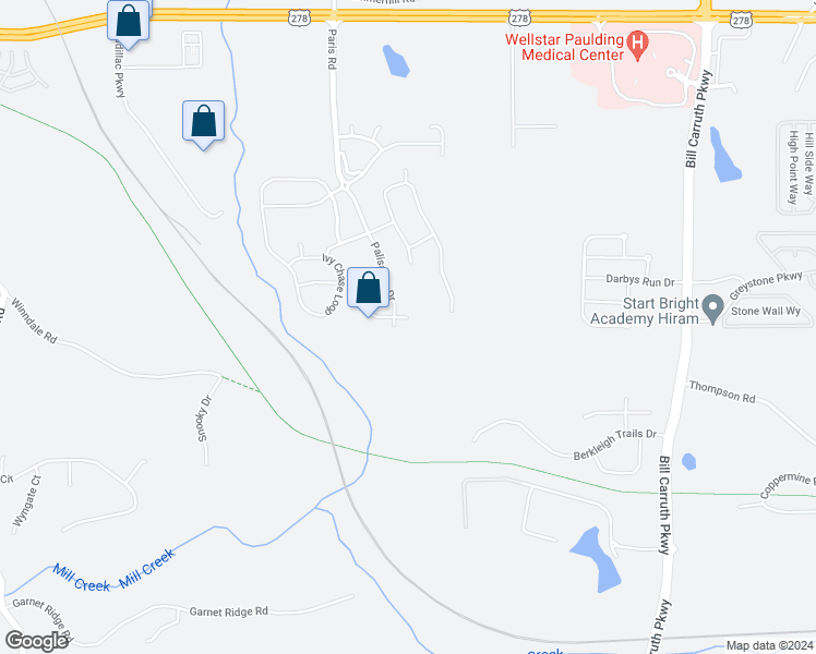 map of restaurants, bars, coffee shops, grocery stores, and more near 32 Quail Bend Way in Dallas