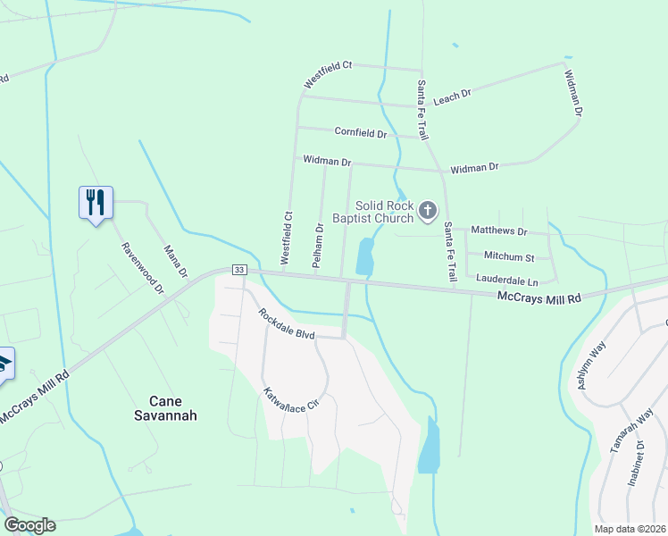 map of restaurants, bars, coffee shops, grocery stores, and more near 982 Whitehall Drive in Sumter