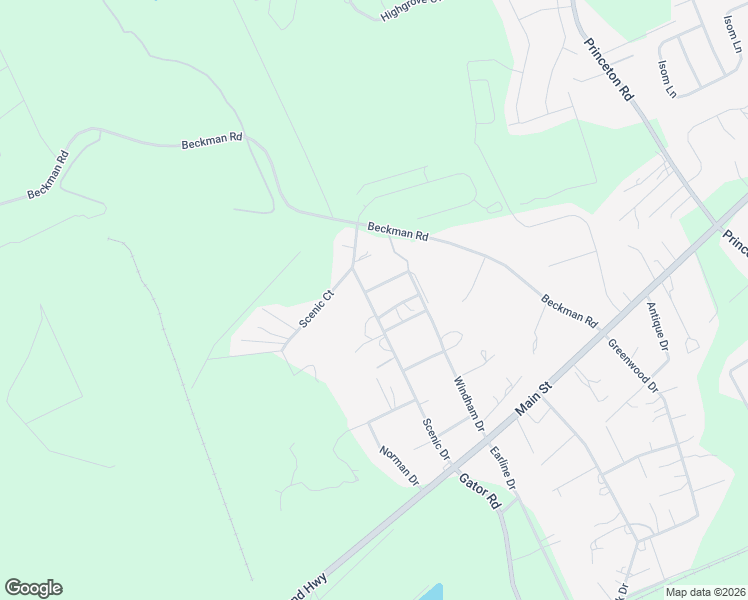 map of restaurants, bars, coffee shops, grocery stores, and more near 2710 Scenic Drive in West Columbia