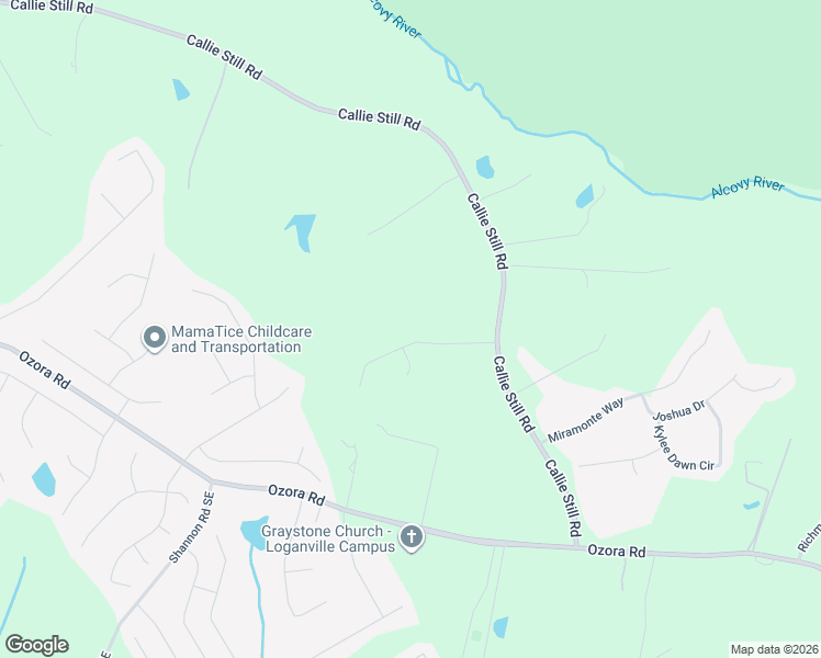 map of restaurants, bars, coffee shops, grocery stores, and more near 1620 Tapestry Ridge Southeast in Lawrenceville