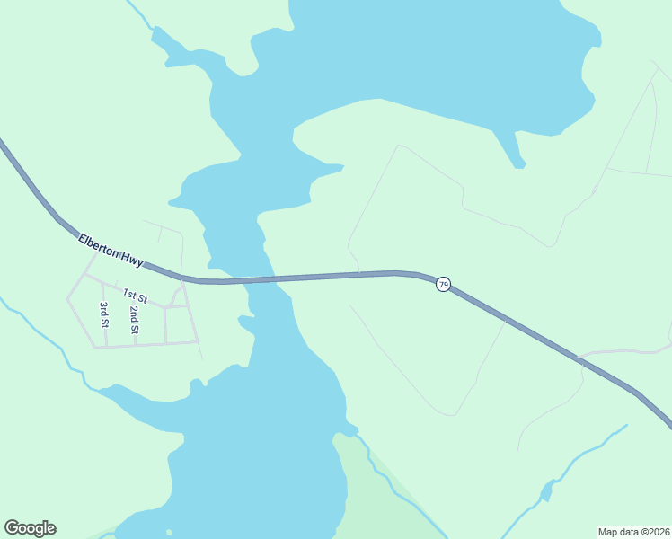 map of restaurants, bars, coffee shops, grocery stores, and more near Elberton Highway in Lincoln County