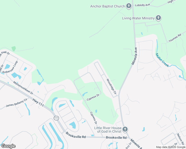 map of restaurants, bars, coffee shops, grocery stores, and more near 3820 Woodridge Circle in Little River