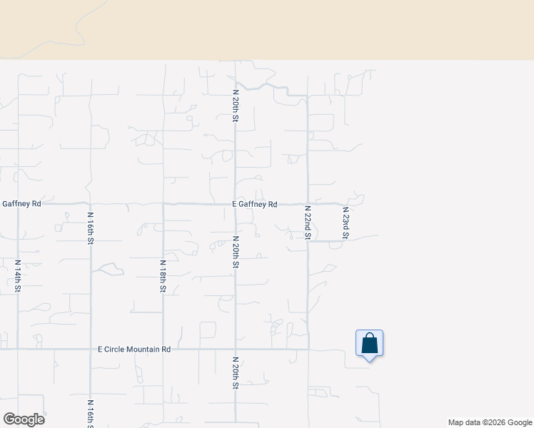 map of restaurants, bars, coffee shops, grocery stores, and more near 44820 North 22nd Street in New River
