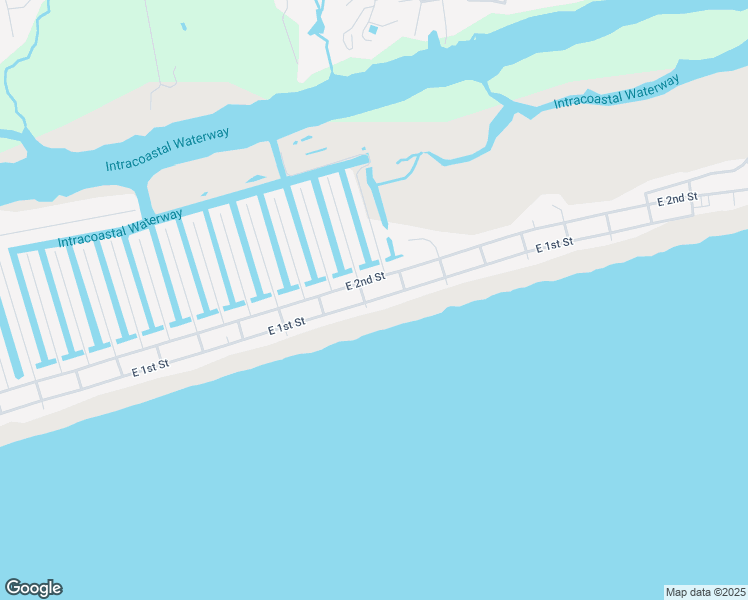map of restaurants, bars, coffee shops, grocery stores, and more near 258 East 1st Street in Ocean Isle Beach