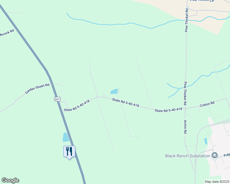 map of restaurants, bars, coffee shops, grocery stores, and more near 237 State Road S-40-418 in Eastover