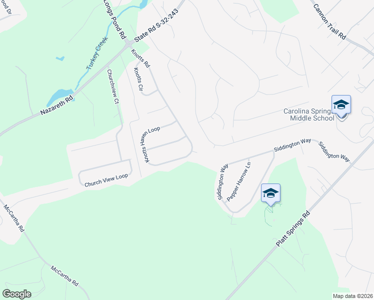 map of restaurants, bars, coffee shops, grocery stores, and more near 1305 Knotts Haven Loop in Lexington