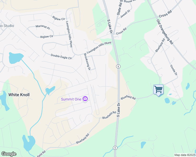 map of restaurants, bars, coffee shops, grocery stores, and more near 171 Savannah Hills Drive in Lexington