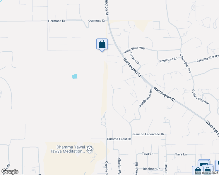 map of restaurants, bars, coffee shops, grocery stores, and more near 15555 Rancho Viejo Drive in Riverside