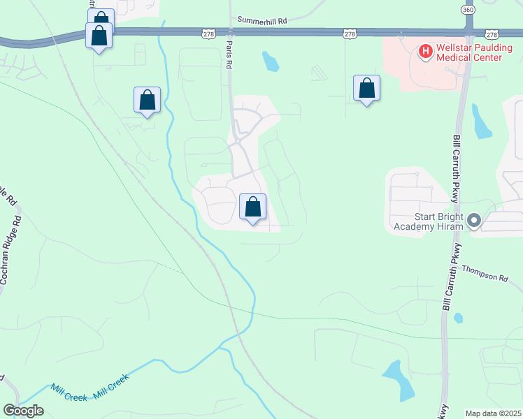 map of restaurants, bars, coffee shops, grocery stores, and more near 13 Quail Bend Loop in Dallas