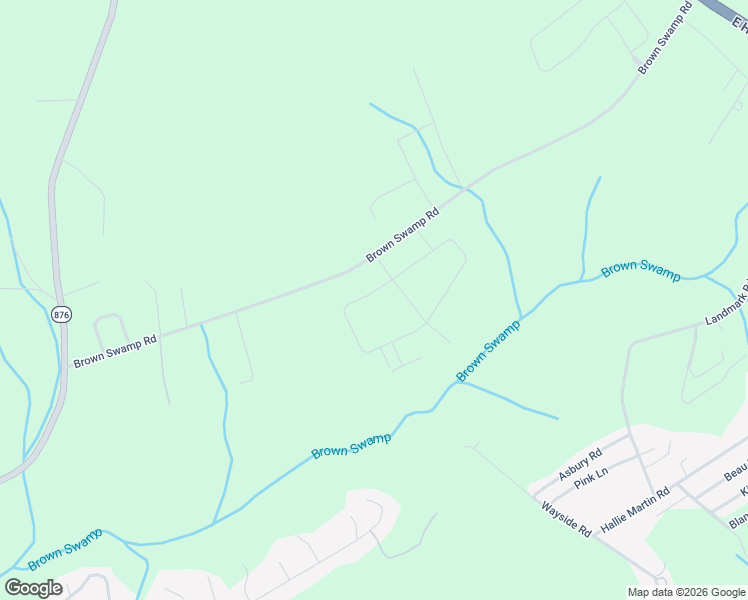 map of restaurants, bars, coffee shops, grocery stores, and more near 860 Brown Swamp Road in Conway