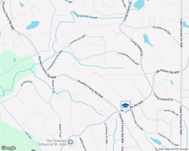 map of restaurants, bars, coffee shops, grocery stores, and more near 421 Oakmont Place Northwest in Atlanta
