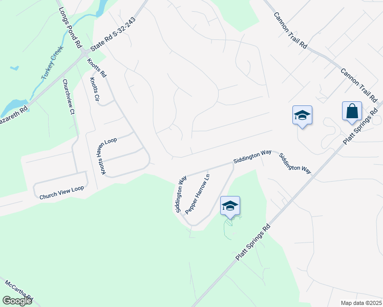map of restaurants, bars, coffee shops, grocery stores, and more near 345 Ridgehill Drive in Lexington