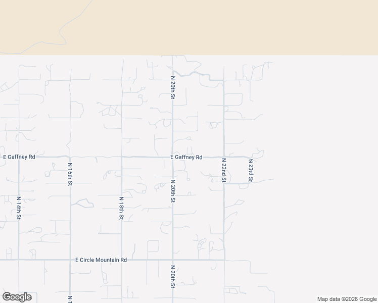 map of restaurants, bars, coffee shops, grocery stores, and more near 2032 East Gaffney Road in Phoenix