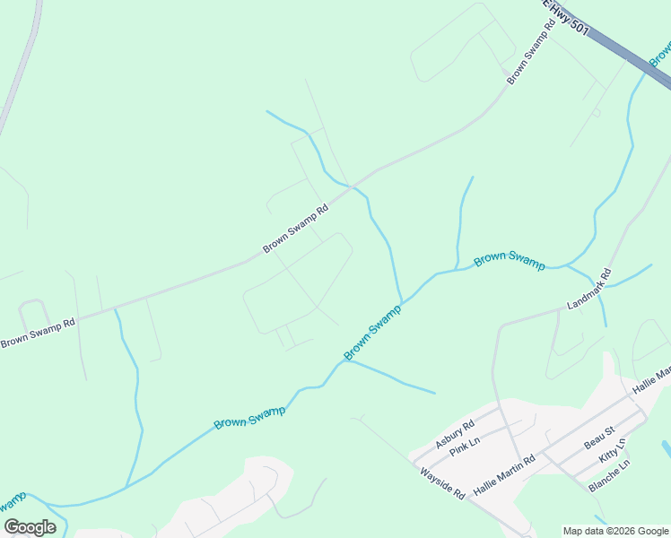 map of restaurants, bars, coffee shops, grocery stores, and more near 755 Brown Swamp Road in Conway