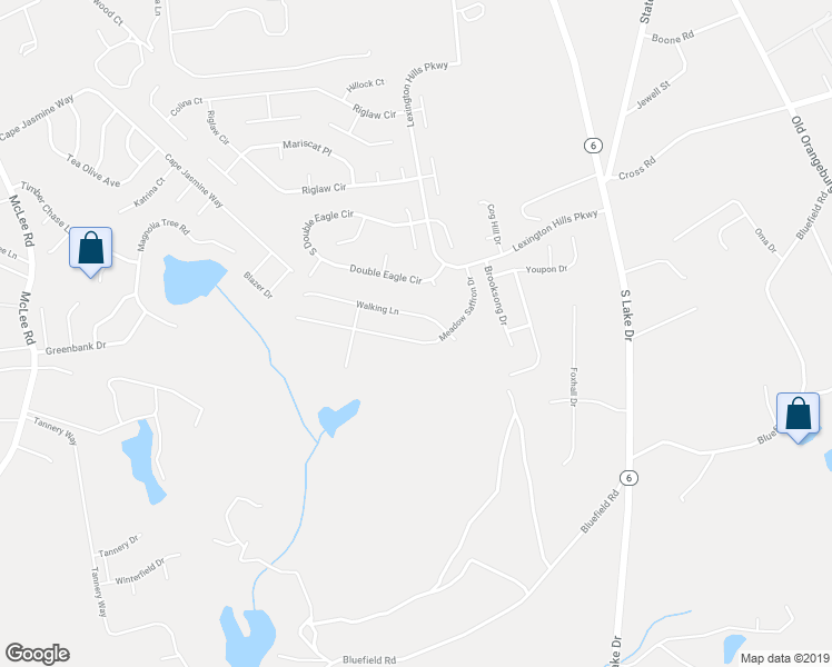 map of restaurants, bars, coffee shops, grocery stores, and more near 230 Meadow Saffron Drive in Lexington