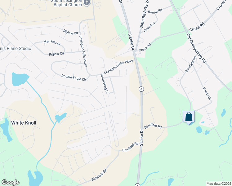 map of restaurants, bars, coffee shops, grocery stores, and more near 143 Savannah Hills Drive in Lexington