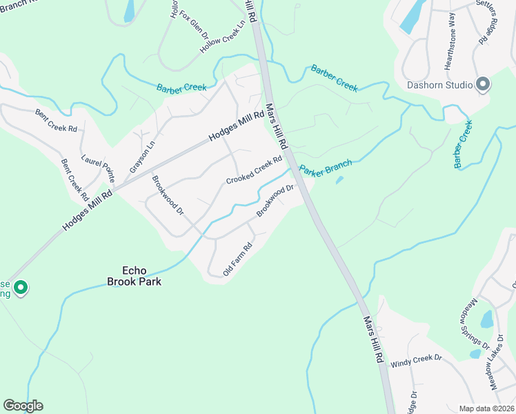 map of restaurants, bars, coffee shops, grocery stores, and more near 1080 Brookwood Drive in Watkinsville