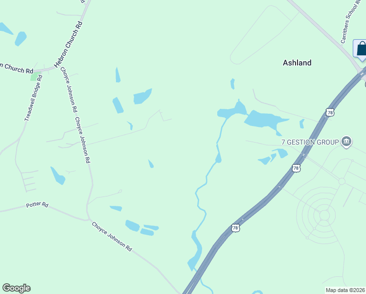 map of restaurants, bars, coffee shops, grocery stores, and more near 1225 U.S. 78 in Statham
