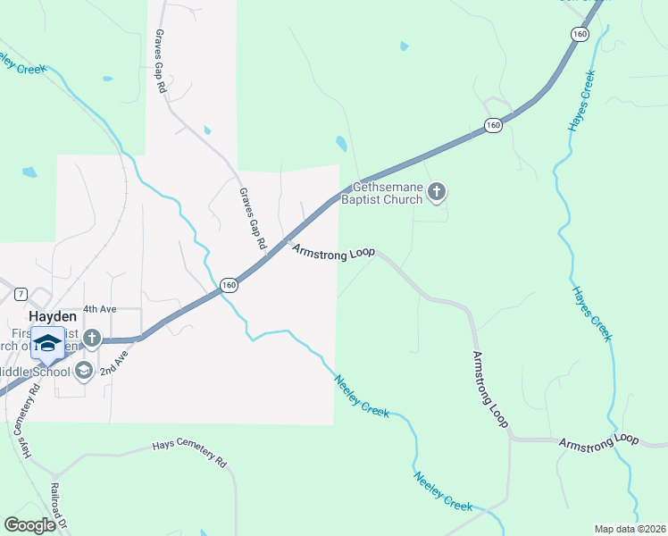map of restaurants, bars, coffee shops, grocery stores, and more near 140 Armstrong Loop in Hayden
