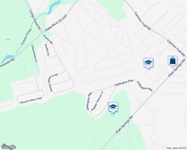 map of restaurants, bars, coffee shops, grocery stores, and more near 345 Ridgehill Drive in Lexington