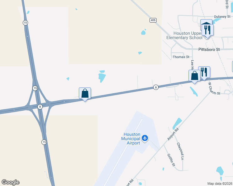 map of restaurants, bars, coffee shops, grocery stores, and more near 730-752 West Madison Street in Houston