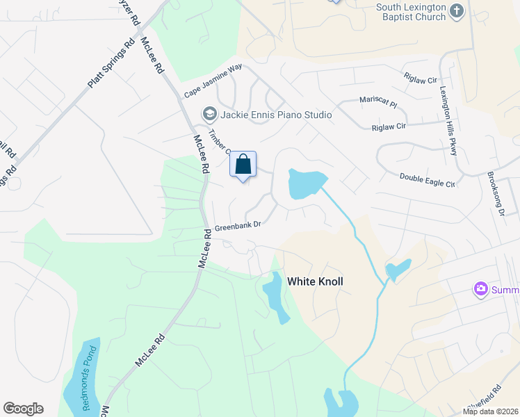 map of restaurants, bars, coffee shops, grocery stores, and more near 444 Crescent River Road in Lexington