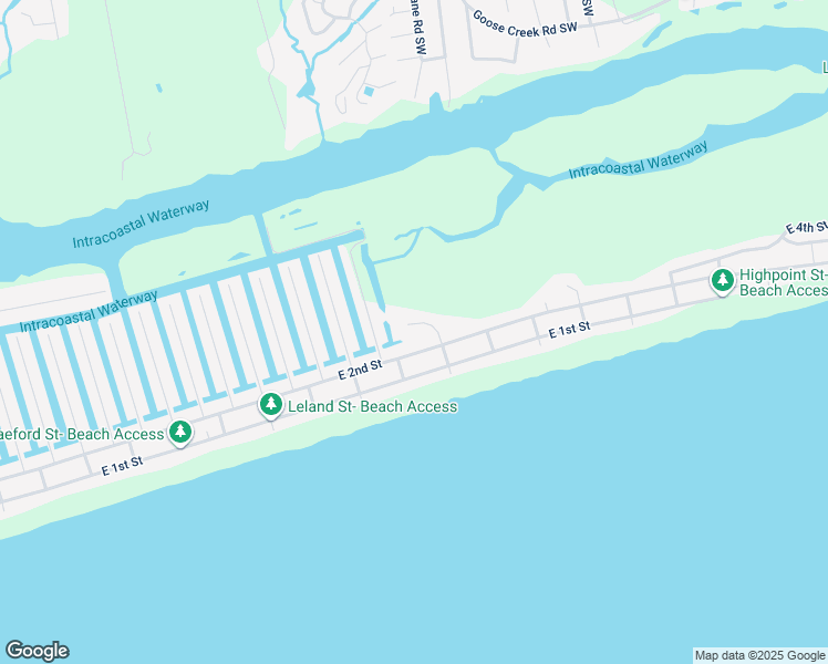 map of restaurants, bars, coffee shops, grocery stores, and more near 5 Chadbourn Street in Ocean Isle Beach
