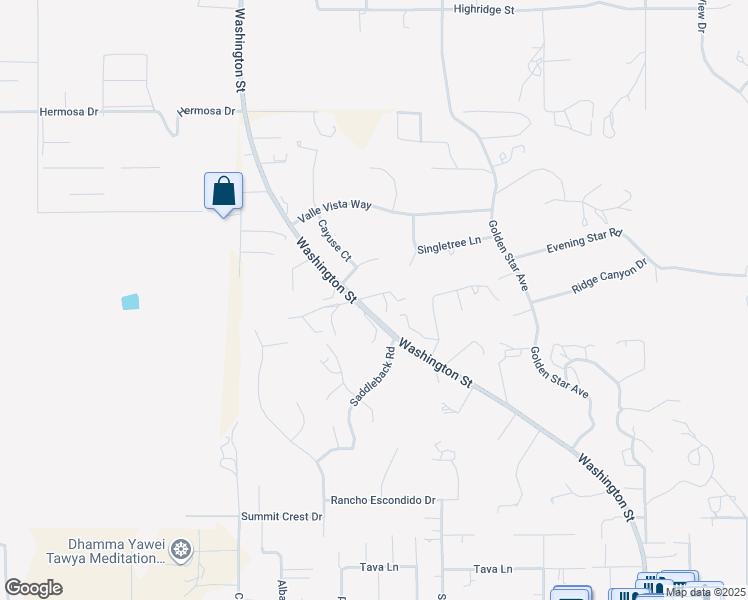 map of restaurants, bars, coffee shops, grocery stores, and more near 16311 Ringbit Court in Riverside