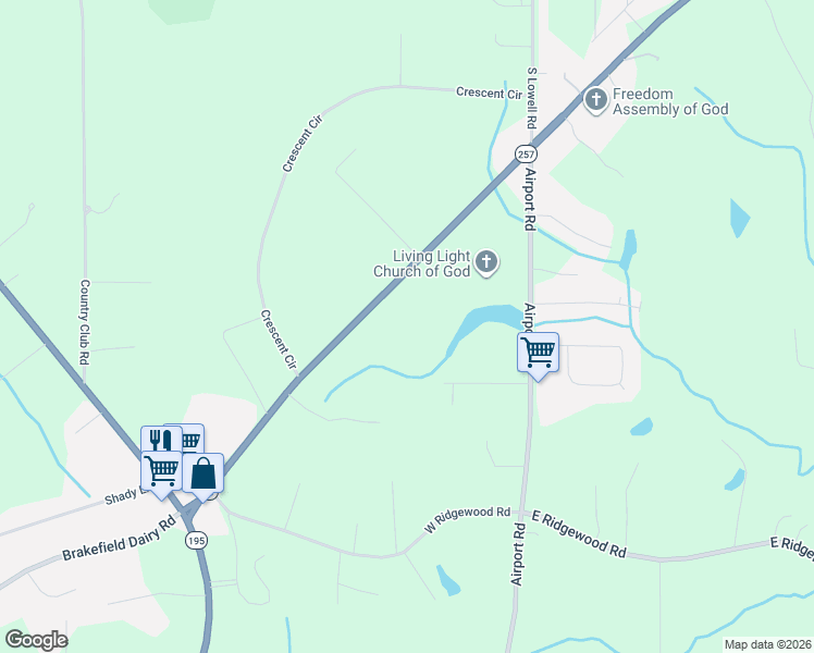 map of restaurants, bars, coffee shops, grocery stores, and more near 600 Curry Highway in Jasper