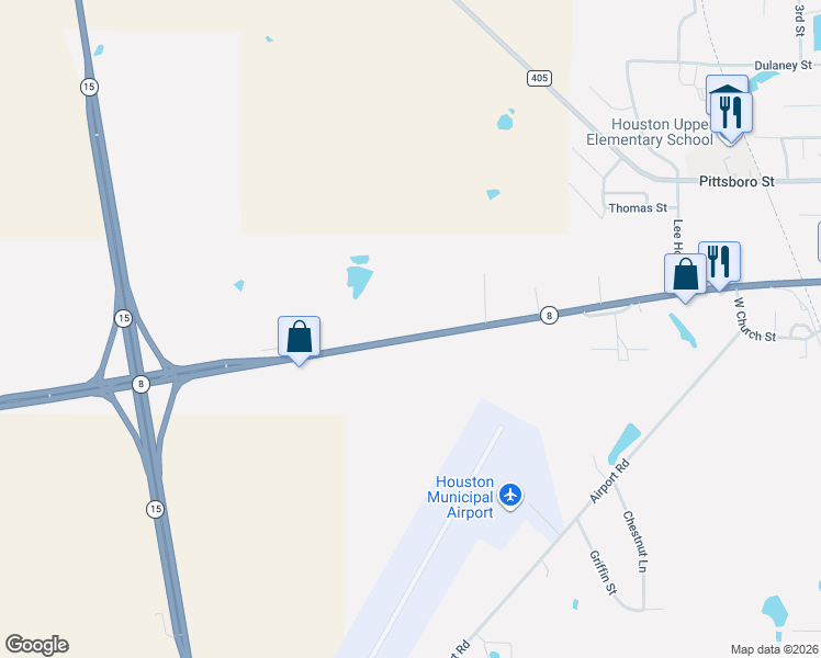 map of restaurants, bars, coffee shops, grocery stores, and more near 730-752 West Madison Street in Houston