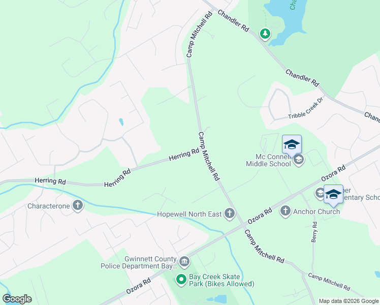map of restaurants, bars, coffee shops, grocery stores, and more near 660 Herring Road in Grayson