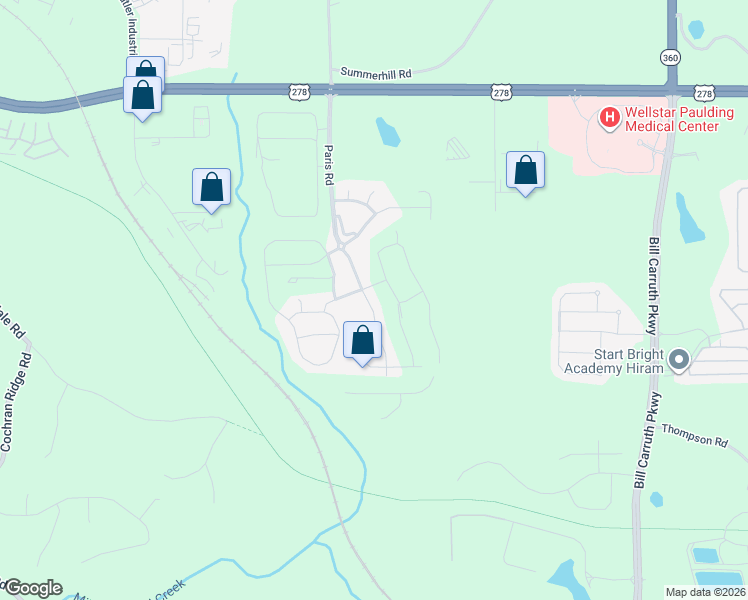 map of restaurants, bars, coffee shops, grocery stores, and more near 155 Palisades Drive in Dallas
